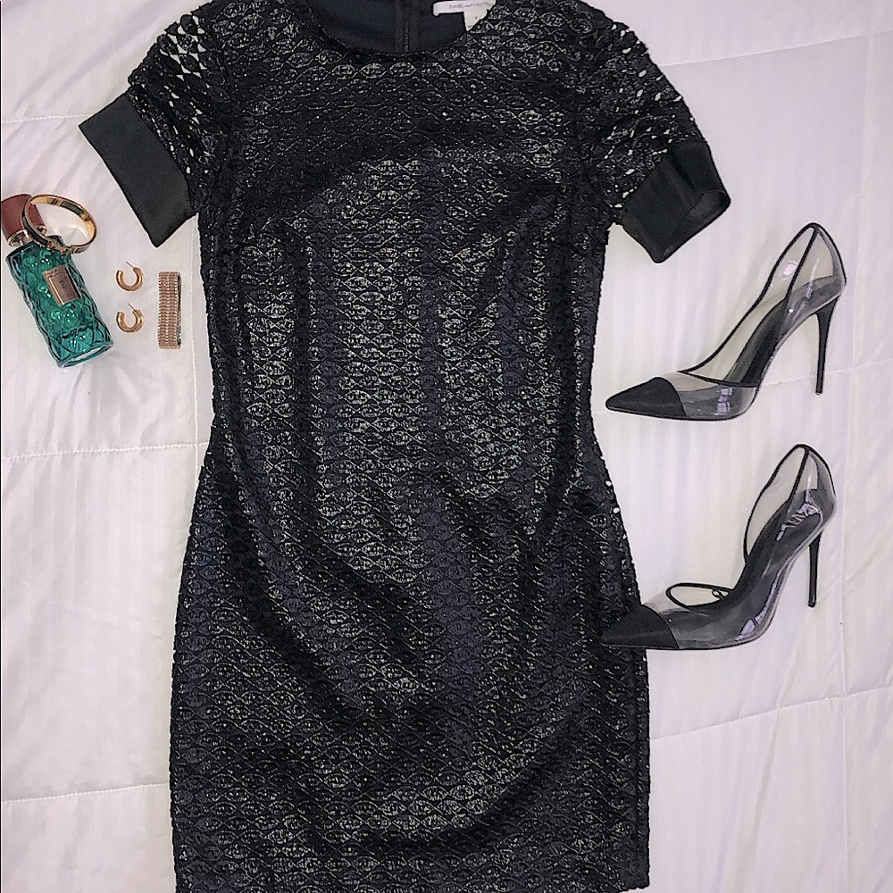 Diane von Furstenberg's Black Cocktail Dress
